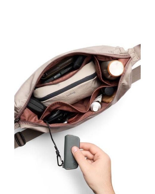 Bellroy Gray Laneway Crescent Crossbody Bag