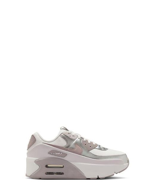 Nike Metallic Air Max 90 Lv8 Platform Sneaker