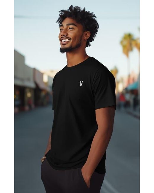 Alix Black Astronaut Tee for men