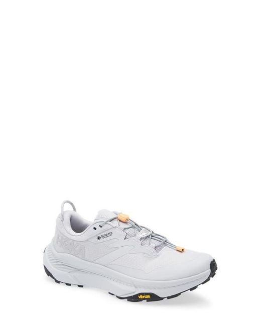 Hoka One One White Transport Gore-Tex Waterproof Running Shoe