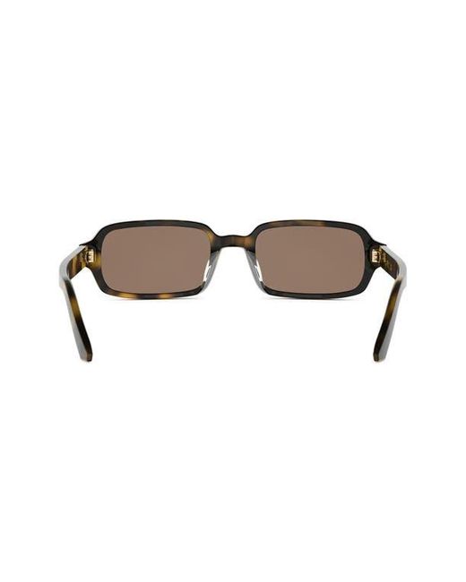 Dior Brown Pacific S3I 52Mm Rectangular Sunglasses
