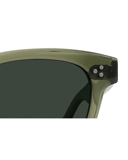 Raen Green Squire Polarized Round Sunglasses