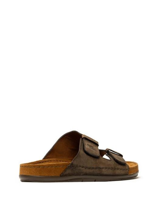 Rodd & Gunn Brown Ranfurly Slide Sandal for men