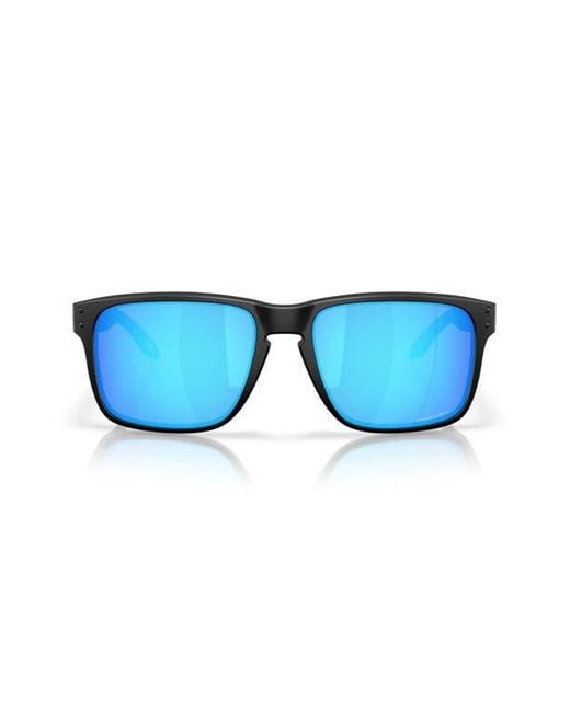Oakley Blue 61Mm Rectangular Sunglasses for men