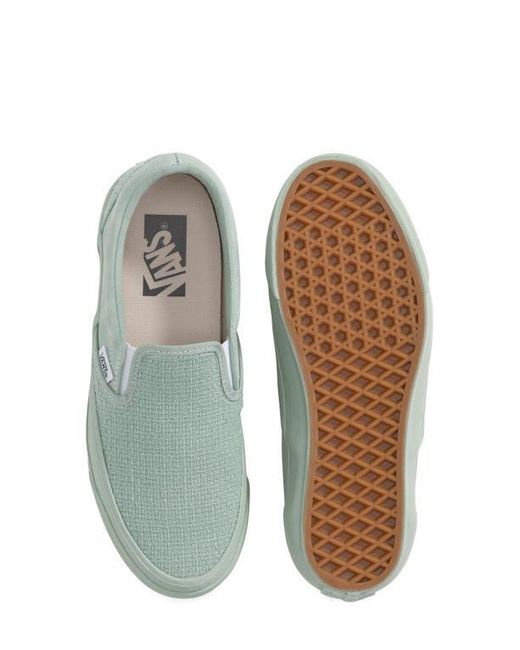 Vans Green Lx Classic Slip-On Sneaker