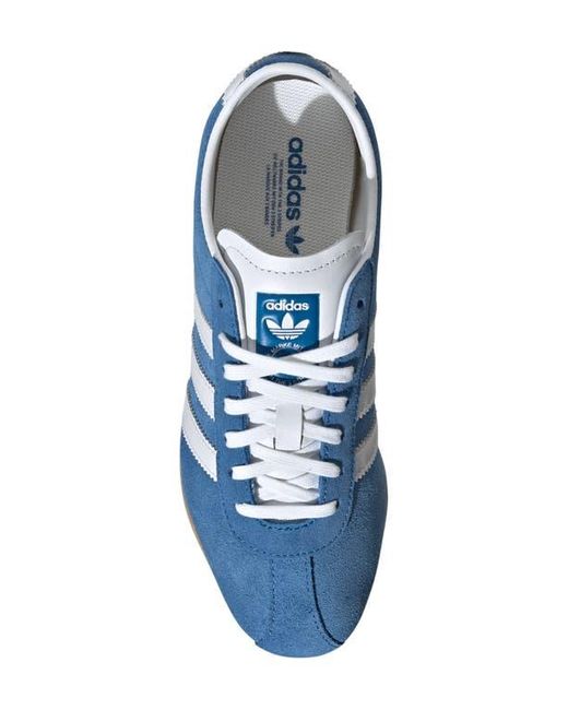 Adidas Blue Tokyo Low Top Suede Sneaker