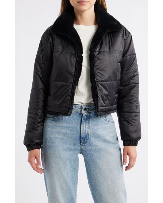 Save The Duck Black Yuki Reversible Jacket