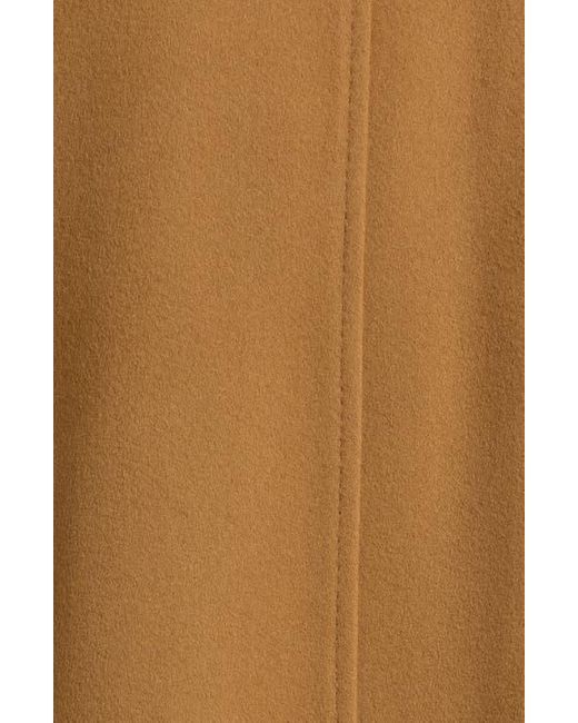 Fleurette Natural Holland Longline Wool Coat