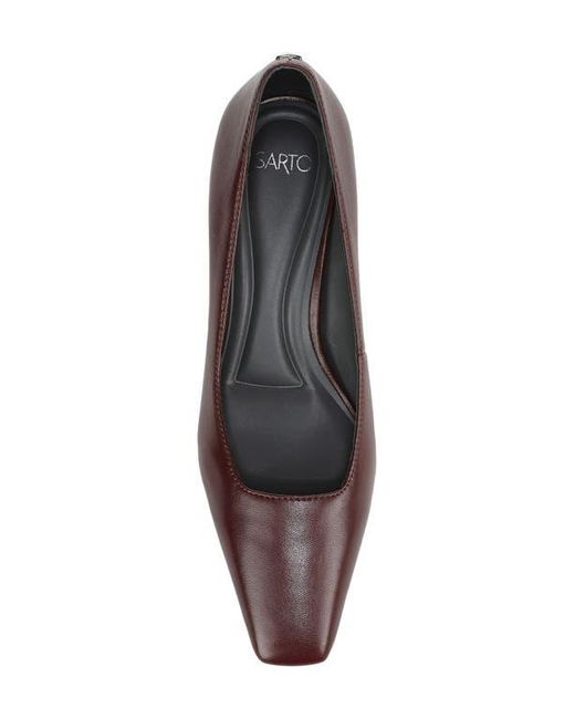 Sarto Brown Ryan Square Toe Pump