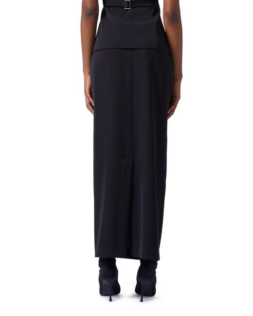French Connection Black Harrie Suiting Maxi Skirt