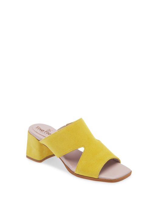 The Flexx Yellow Femie Slide Sandal