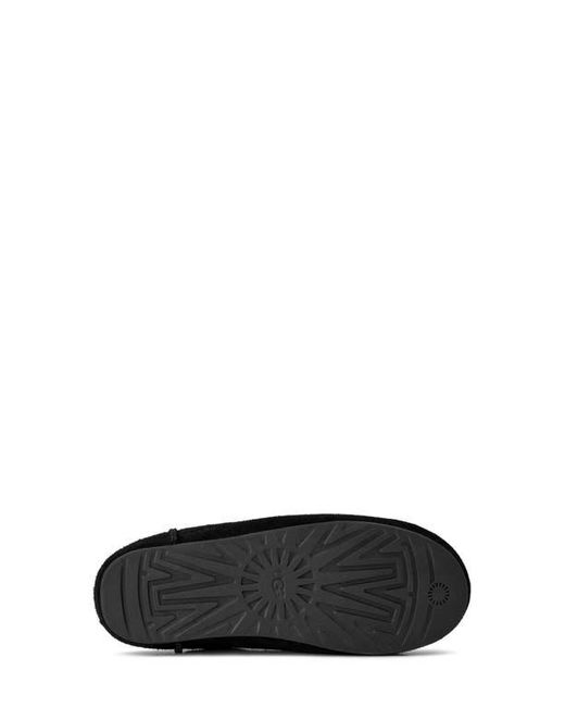 Ugg Black Elea Waterproof Suede Slipper