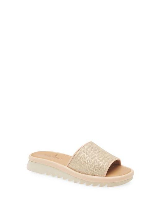 The Flexx Natural Wilma Slide Sandal