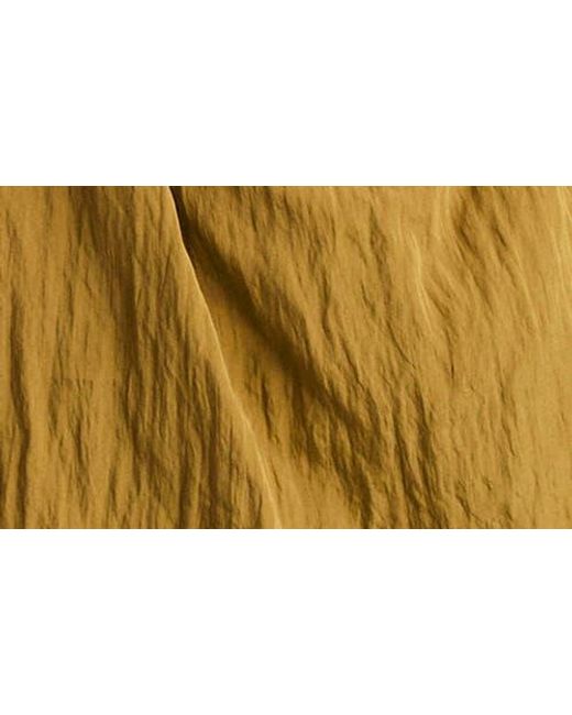 Mango Orange Texture Tie Waist Sleeveless Top
