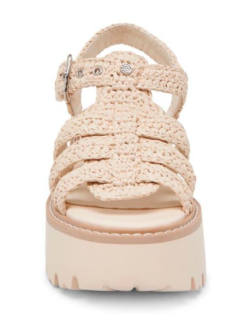 Dolce Vita Natural Latice Strappy Sandal