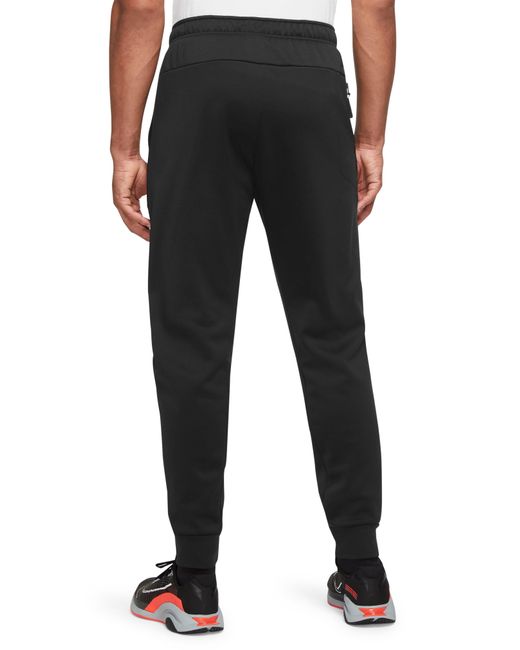 Nike Black Therma-fit Tapered Training Pants for men