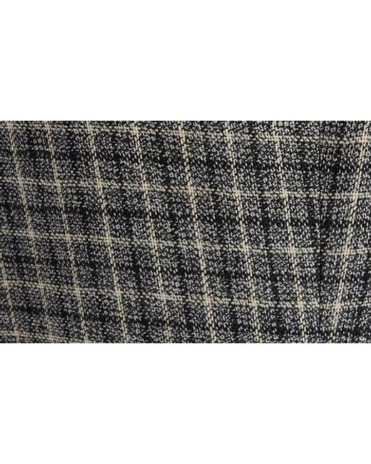 Acne Gray Juman Check Wool Mouliné Twill Blazer for men