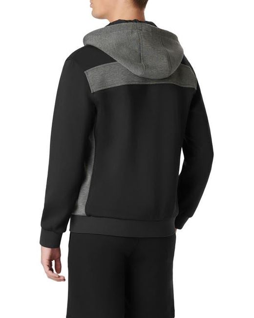 Bugatchi Black Full Zip Hoodie for men