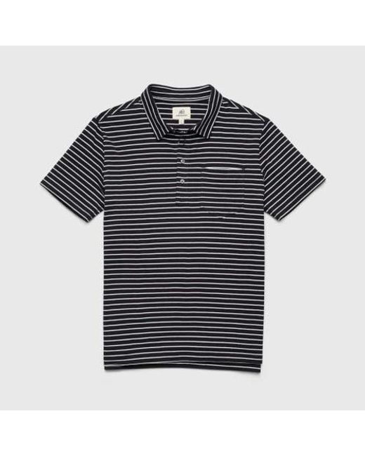 Surfside Supply Blue Michael Stripe Polo for men