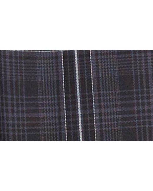 Thom Browne Blue Plaid Wool Backstrap Pants for men