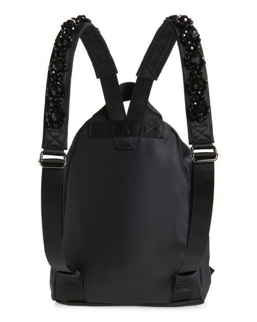 Simone Rocha Black Bow Front Backpack