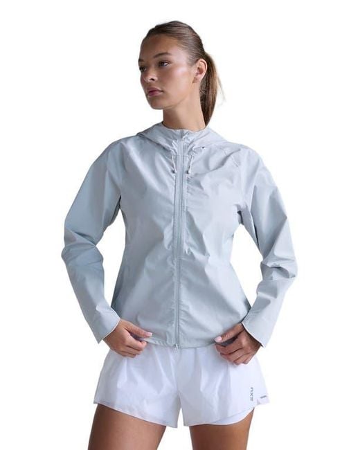 2xu Blue Ignition Shield Waterproof Jacket
