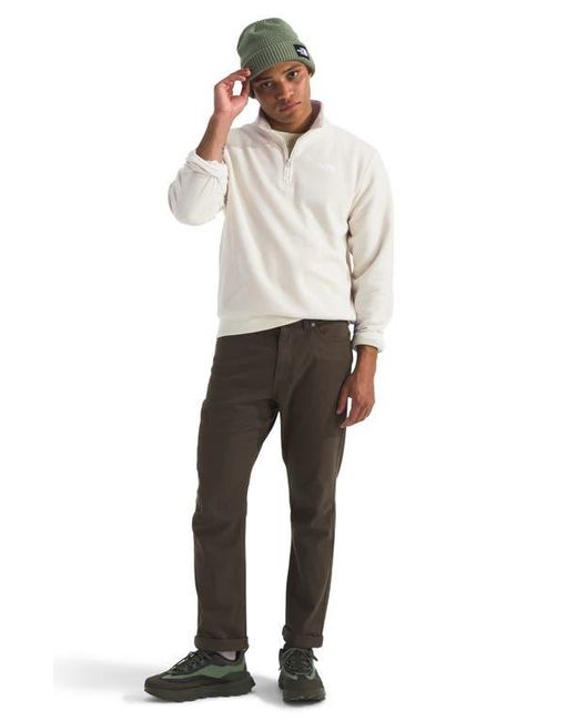 The North Face White Evolution Quarter Zip for men