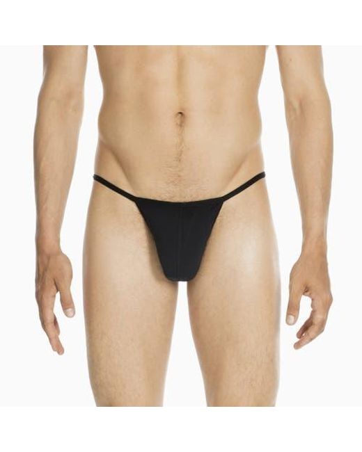 Hom Blue Plume G-String for men