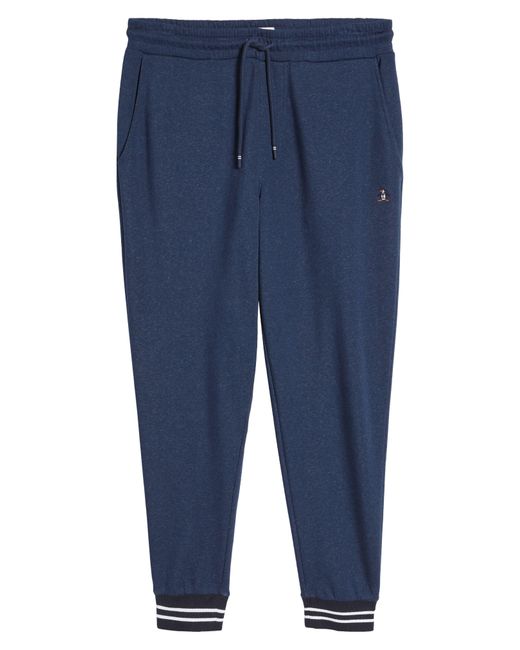 Original Penguin Blue Slim Fit Fleece joggers for men