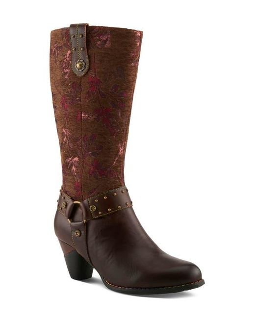 Spring Step Brown Wyoming Knee High Boot