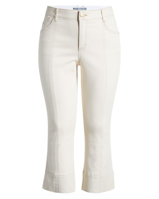 Wit & Wisdom White 'ab'solution Seamed High Waist Crop Flare Jeans