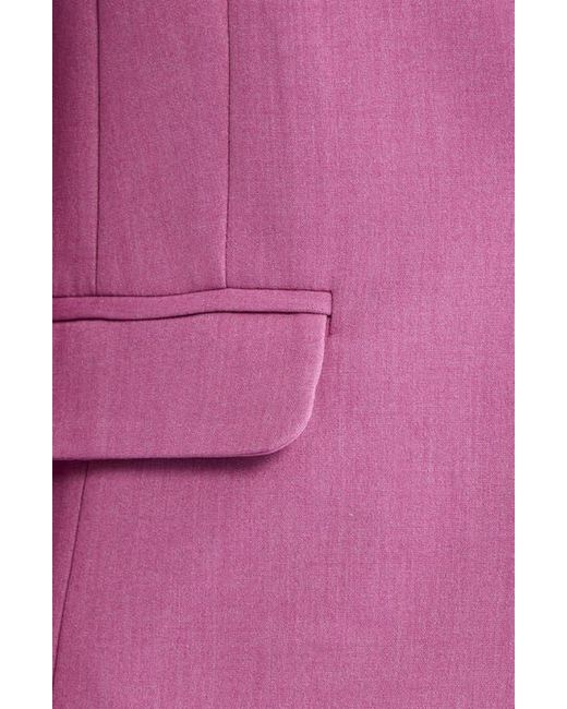 Tahari Pink One-Button Blazer