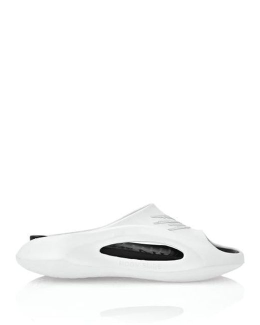 Philipp Plein White Moon Slide
