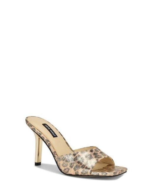 Nine West Metallic Disko High Heel Sandal