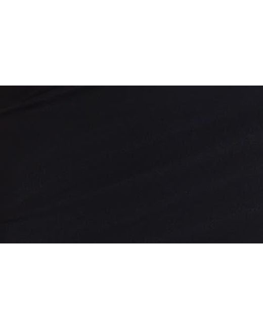 Commando Black Matte Metallic Micromini Skirt With Shorts