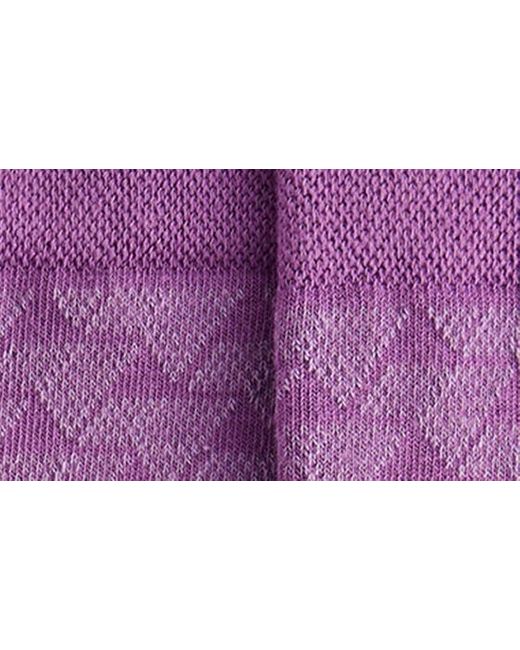 Ted Baker Purple Sokksev Geo Pattern Dress Socks for men