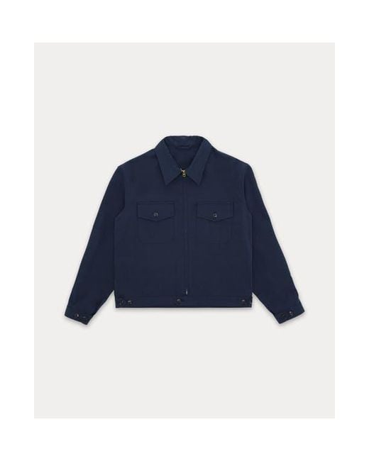 Fortela Blue Albert Cotton Jacket for men