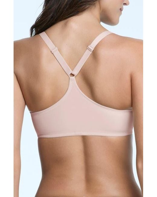 Dominique Intimates Brown Talia Front Closure Racerback Seamless Everyday T-Shirt Bra