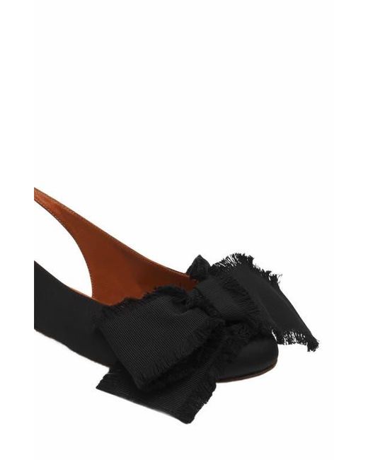 Lanvin White Slingback Ballerina Flat