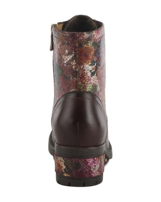 Spring Step Brown Marty-Met Bootie