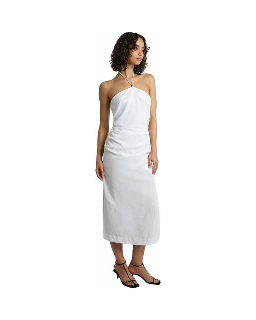 knee length dresses for ladies Air Linen Bubble Mini Dress main image 1