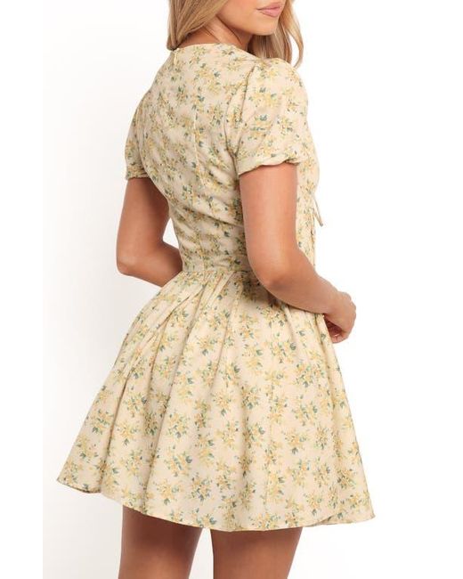 Petal & Pup Natural Anais Puff Sleeve Minidress
