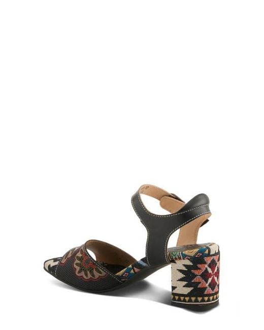 Spring Step Brown Sassyclass Ankle Strap Sandal
