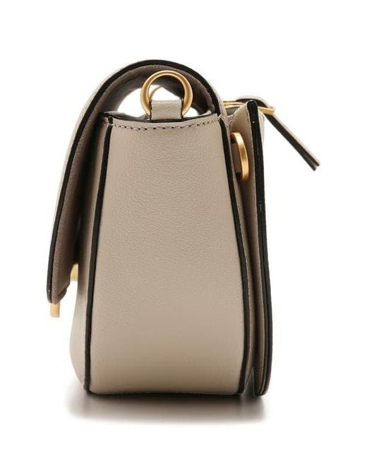 orYANY Natural Lottie Leather Saddle Crossbody Bag