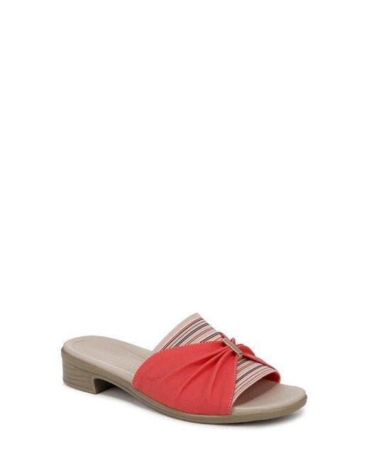 Bzees Red Paradise Slide Sandal