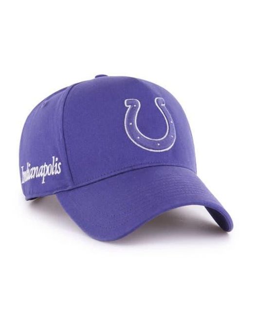 '47 Purple Indianapolis Colts Foundation Offside Adjustable Hat for men