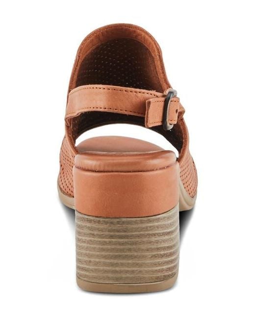 Spring Step Brown Noctium Slingback Sandal