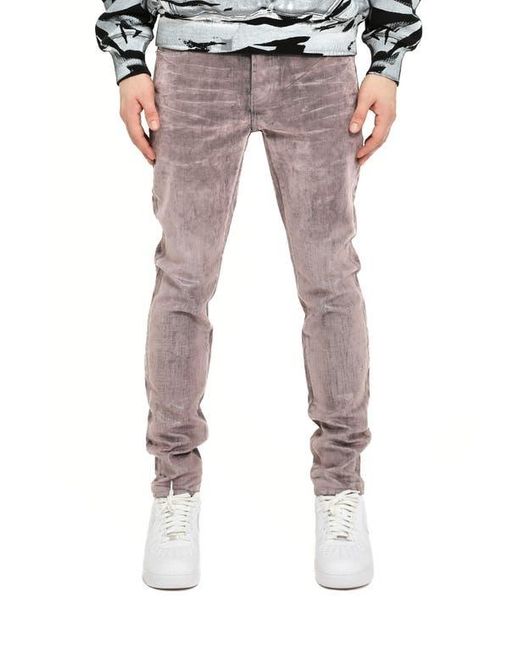 Purple Brand Purple Flock Dipped Skinny Jeans for men