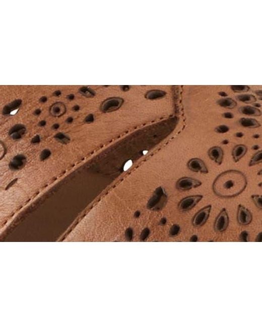 Spring Step Brown Plasma Ankle Strap Sandal