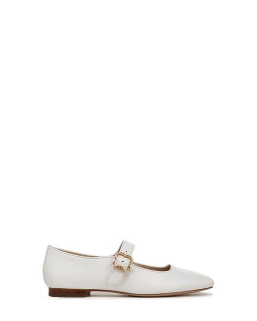 Sam Edelman White Michaela Mary Jane Flat